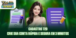 Cadastro 72D - Crie Sua Conta Rápida E Segura Em 3 Minutos